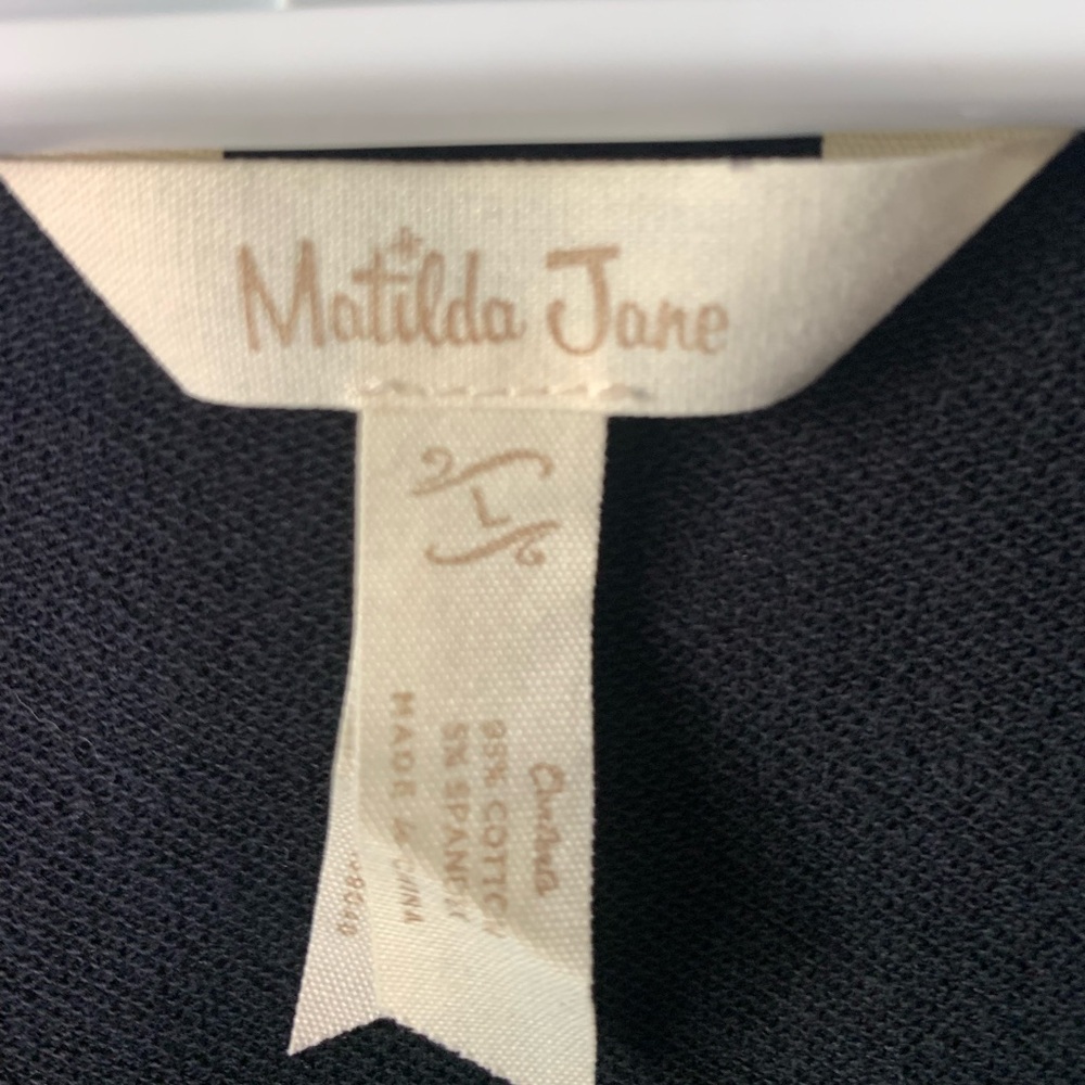 Matilda Jane All Is Calm Black Ruffle Front Jacket - Picture 5 of 5